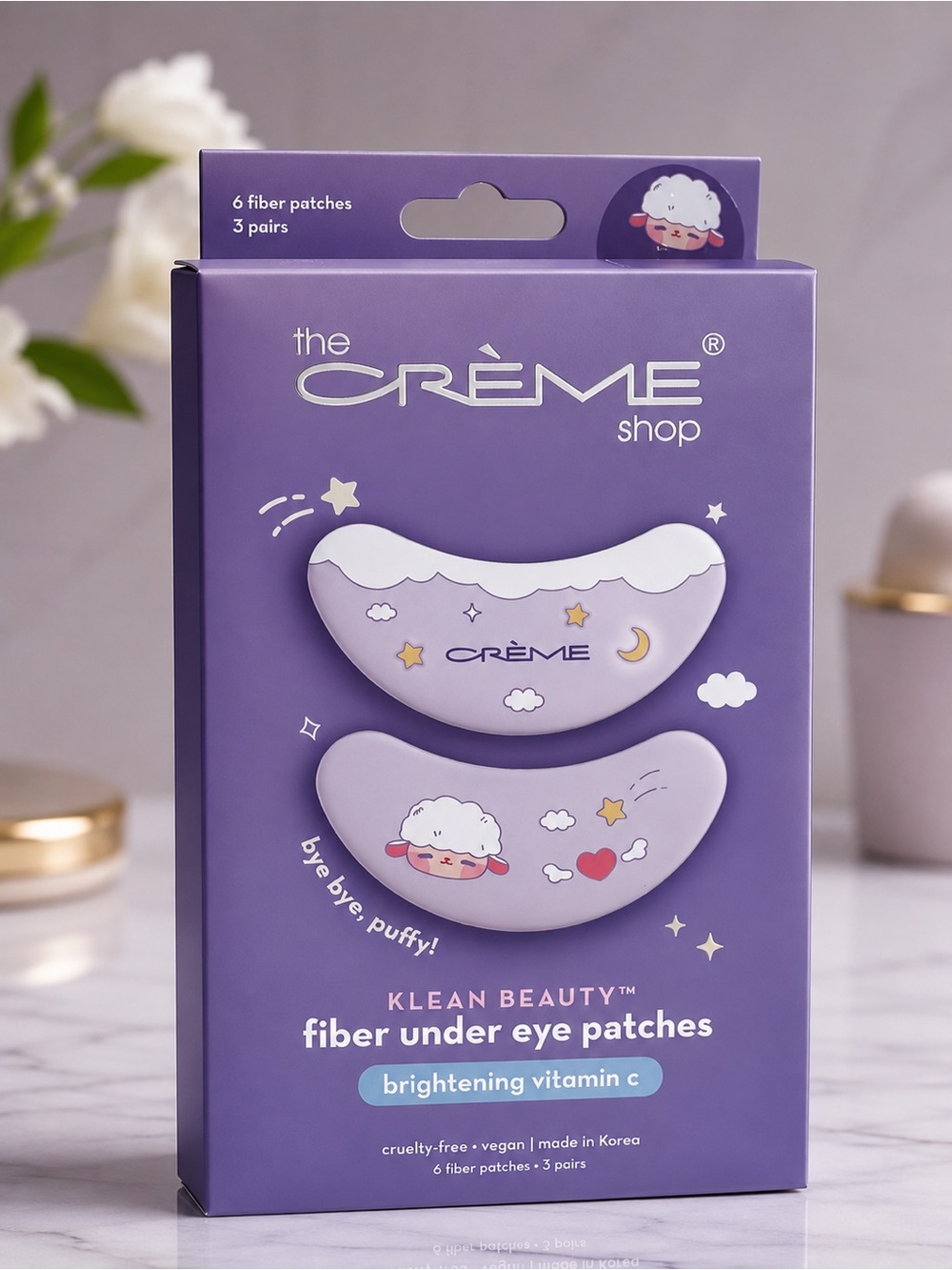 Top Seller ✨ BIN- The Crème Shop Klean Beauty Fiber Under Eye Patches